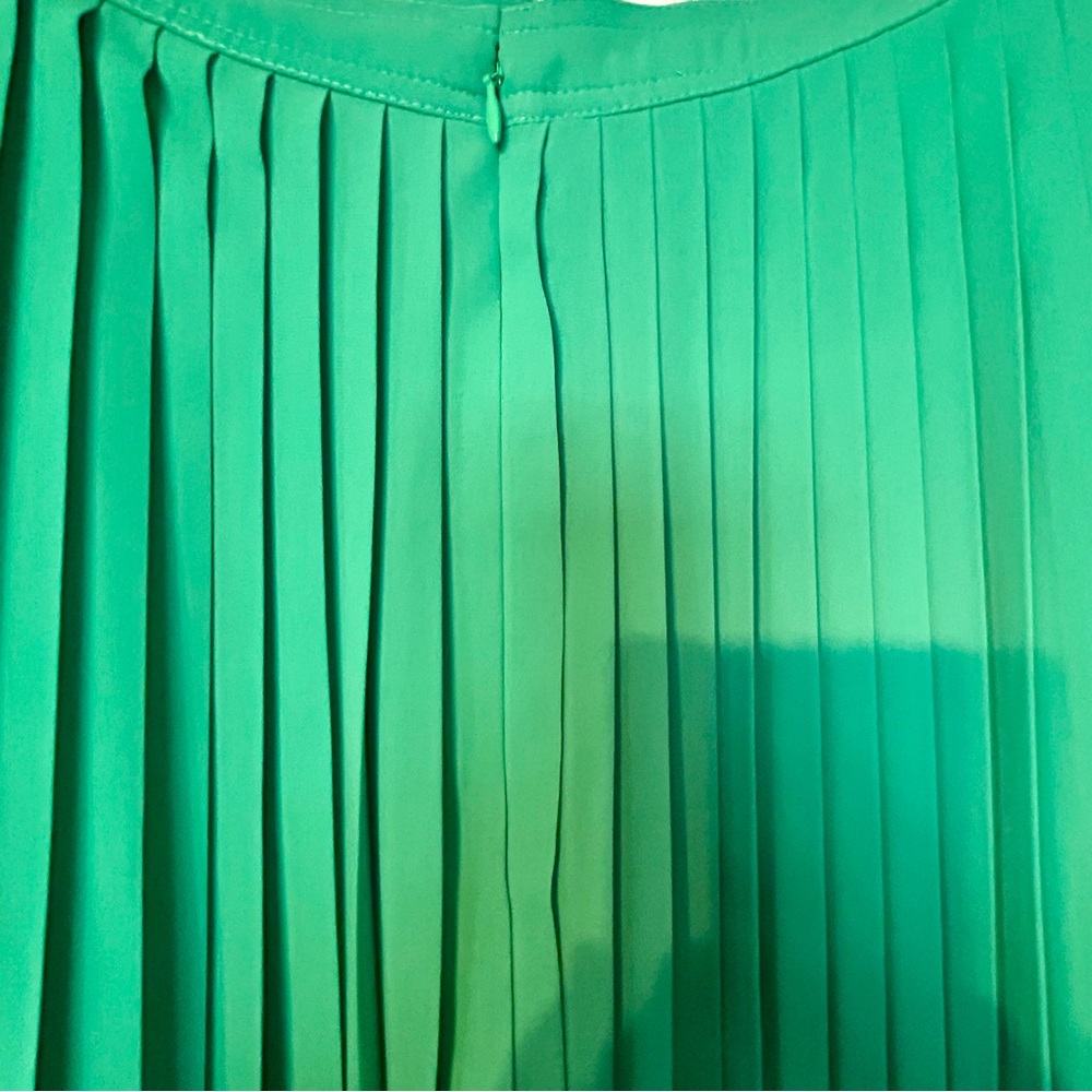 J. Crew Green A-Line Skirt - Picture 3 of 5